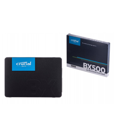 SSD Crucial CT500BX500SSD1 internal solid state drive 2.5" 500GB Serial ATA III 3D NAND