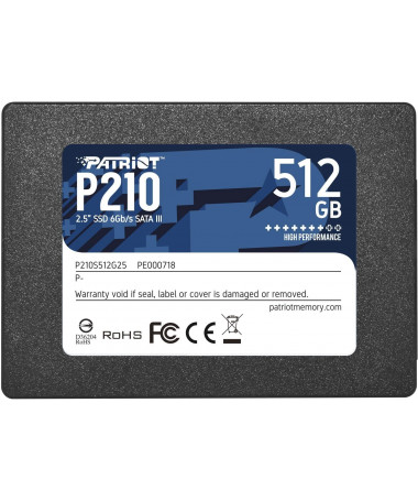 SSD Patriot Memory P210 2.5" 512GB Serial ATA III