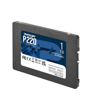 SSD Patriot Memory P220 1TB 2.5" 1000GB Serial ATA III