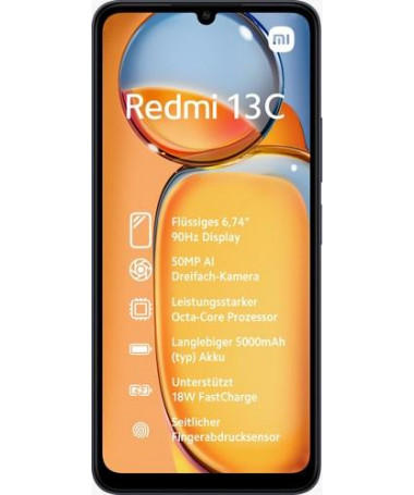 Smartfon Xiaomi Redmi 13C 4/128GB e zezë