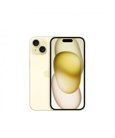 Apple iPhone 15 15.5 cm (6.1") Dual SIM iOS 17 5G USB Type-C 128 GB e verdhë