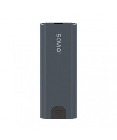 Shtëpizë për disqe Savio M.2 SSD NVMe external drive enclosure/ USB-C 3.1/ AK-67/ grey