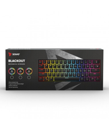 Tastaturë SAVIO BLACKOUT Blue 