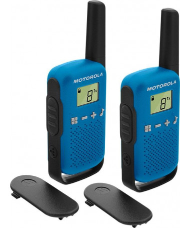Motorola TALKABOUT T42 two-way radio 16 channels Black/Blue