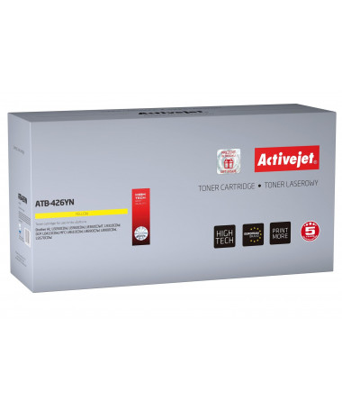 Toner for Brother TN-426Y Activejet ATB-426YN / Supreme / 6500 faqe / yellow