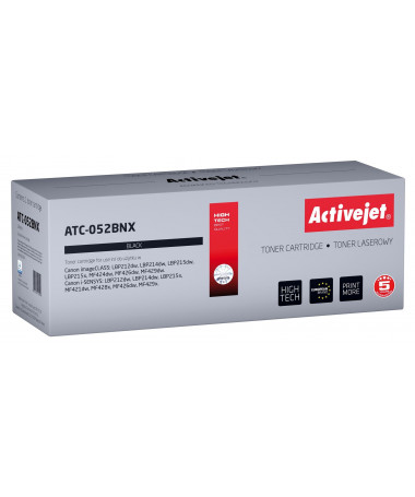 Toner Canon 052BK XL Activejet ATC-052BNX / Supreme / 9200 faqe / e zezë