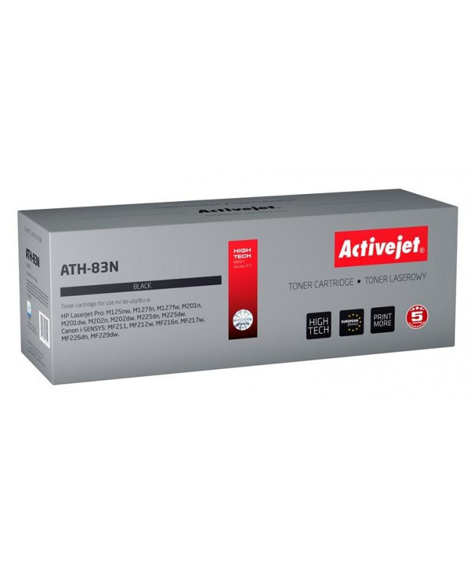 Toner HP 83A CF283A/ Canon CRG-737 Activejet ATH-83N / Supreme / 1500 pages / e zezë Toner HP 83A CF283A/ Canon CRG-737 Activejet ATH-83N / Supreme / 1500 pages / e zezë