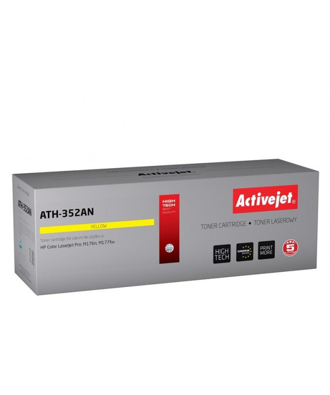 Toner HP 205A CF352A Activejet ATH-352AN / Supreme / 1100 faqe / e verdhë Toner HP 205A CF352A Activejet ATH-352AN / Supreme / 1100 faqe / e verdhë
