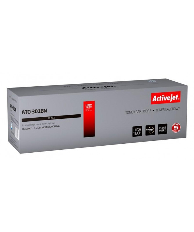 Toner OKI 44973536 Activejet ATO-301BN/ Supreme/ 2200 pages/ e zezë Toner OKI 44973536 Activejet ATO-301BN/ Supreme/ 2200 pages/ e zezë