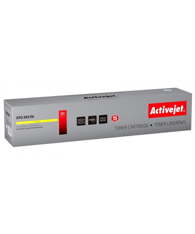 Toner OKI 44973533 Activejet ATO-301YN / Supreme/ 1500 pages/ e verdhë Toner OKI 44973533 Activejet ATO-301YN / Supreme/ 1500 pages/ e verdhë