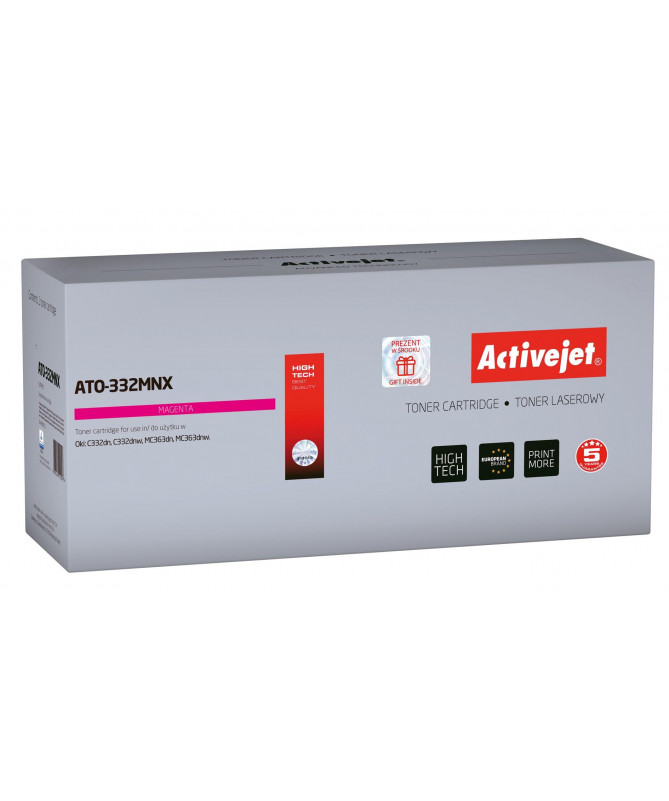 Toner OKI 46508710 Activejet ATO-332MNX / 3000 pages/ magenta Toner OKI 46508710 Activejet ATO-332MNX / 3000 pages/ magenta