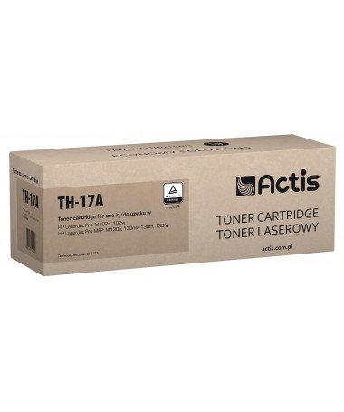 Toner HP 17A CF217A Actis TH-17A/ 1600 pages/ e zezë