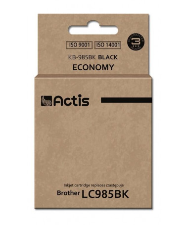 Kertrixh Brother LC985BK Actis KB-985Bk/ 28/5 ml/ e zezë