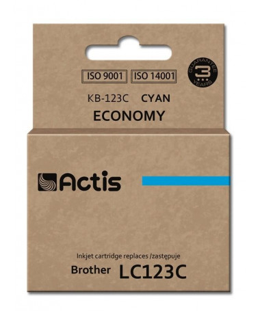 Kertrixh Brother LC123C/LC121C Actis KB-123C / 10 ml/ cyan