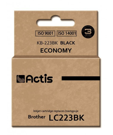 Kertrixh Brother LC223BK Actis KB-223BK/ 16 ml/ e zezë