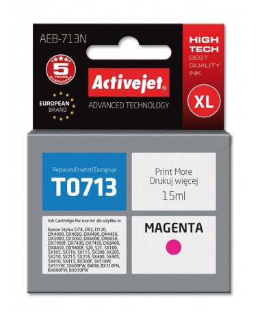 Kertrixh Epson T0713/ T0893/ T1003 Activejet AEB-713N / 15 ml/ magenta