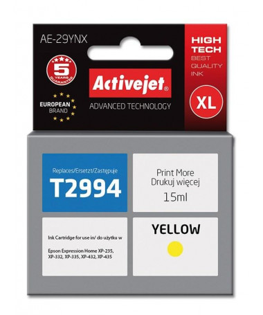 Kertrixh Epson 29XL T2994 Activejet AE-29YNX/ 15 ml/ e verdhë