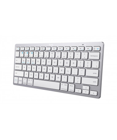 Tastaturë Trust Basic IS Wireless e argjendtë (24651)