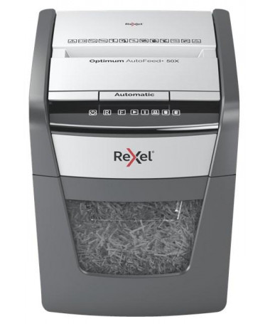 Shkatërrues letrash Rexel Optimum AutoFeed+ 50X Cross shredding 55 dB 22 cm