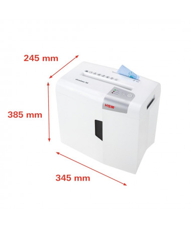 Shkatërrues letrash HSM shredstar X8 document shredder/ 4.5 x 30 mm + separate CD-cutting mechanism