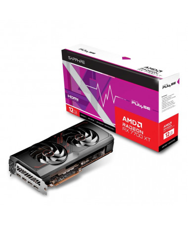 Kartelë grafike SAPPHIRE Radeon RX 7700 XT PULSE GAMING OC 12GB GDDR6 DUAL 