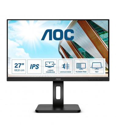 Monitor AOC Q27P2Q LED 68.6 cm (27") 2560 x 1440 pixels Quad HD