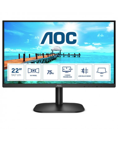Monitor AOC B2 22B2H/EU LED 54.6 cm (21.5") 1920 x 1080 pixels Full HD