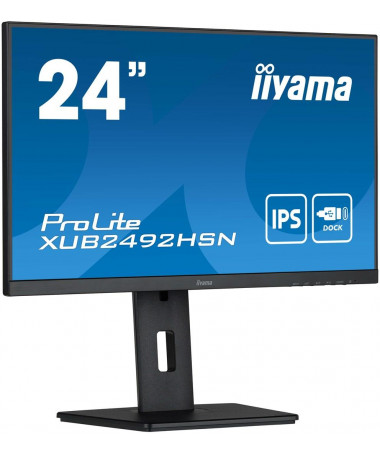 Monitor iiyama ProLite XUB2492HSN-B5 LED 61 cm (24") 1920 x 1080 pixels Full HD 