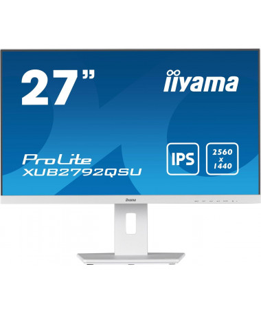 Monitor iiyama ProLite XUB2792QSU-W5 68.6 cm (27") 2560 x 1440 pixels Wide Quad HD LED 