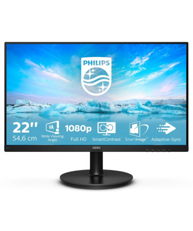 Monitor Philips V Line 221V8A/00 LED 54.6 cm (21.5") 1920 x 1080 pixels Full HD 