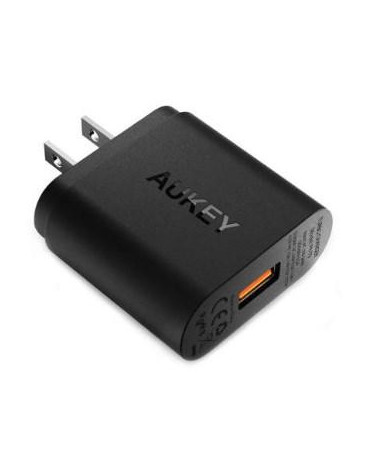 Mbushës AUKEY PA-T9 mobile device charger Universal E zezë AC/ DC/ USB Fast charging Indoor