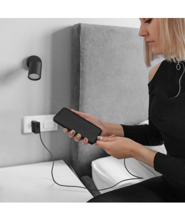 Mbushës Qoltec 52379 Super Quick PD | 1xUSB-C | 65W | 5-20V | 3-3.25A | 