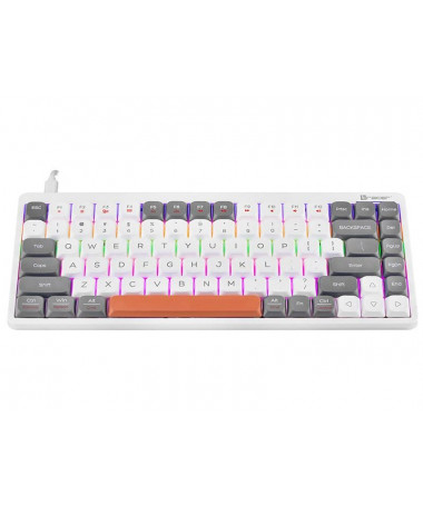 Tastaturë Tracer FINA 84 White/Grey (Outemu Red Switch) TRAKLA47310