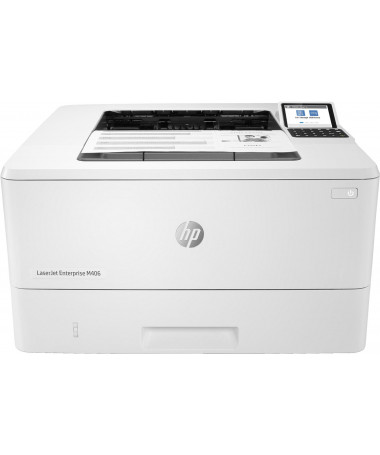 Printer laserik HP LaserJet Enterprise M406dn/ Black and White/ Print/ Compact Size/ Strong Security/ Two-sided printing/ Energ