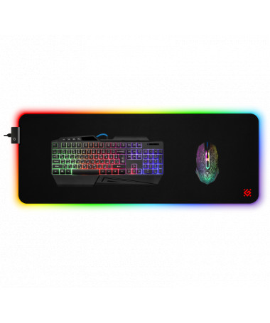 Mauspad Leitz DEFENDER GAMING ULTRA LIGHT LED pad 900x350x4mm