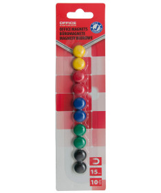 MAGNETA PËR TABELË 15mm 1/10 OFFICE PRODUCTS