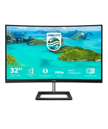 Monitor Philips E Line 322E1C/00 LED 80 cm (31.5") 1920 x 1080 pixels Full HD LCD 