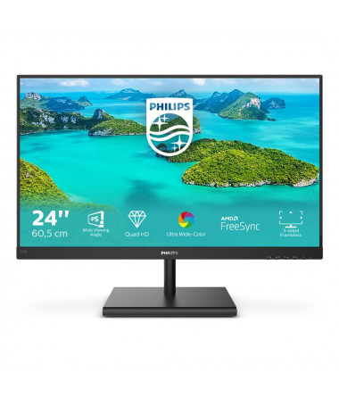 Monitor Philips E Line 245E1S/00 LED 60.5 cm (23.8") 2560 x 1440 pixels 2K Ultra HD LCD 