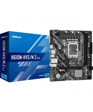 Pllakë amë Asrock H610M-HVS/M.2 R2.0 Intel H610 LGA 1700 micro ATX