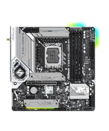 Pllakë amë Asrock B760M Steel Legend WiFi Intel B760 LGA 1700 micro ATX