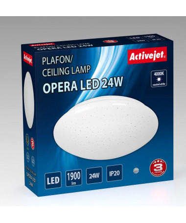 Llampë tavani Activejet Modern LED Activejet OPERA LED 24W