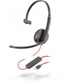 Kufje POLY Blackwire C3210 Headset Me kabllo Head-band Calls/Music USB Type-C E zezë/ e kuqe