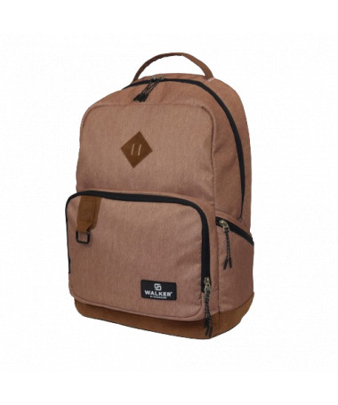 ÇANTË SHKOLLORE, PURE ECO, BISCUIT - WALKER