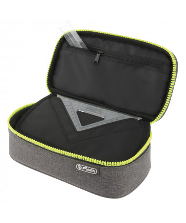 FOTROLLË POUCH BEATBOX ABC GREY/YELLOW HERLITZ