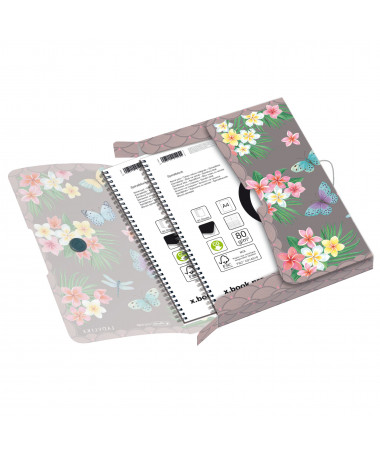 FASIKËLL A4 PP LADYLIKE BUTTERFLY TO GO HERLITZ