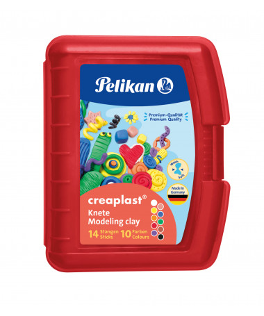 PLASTELINË CREAPLAST RED CASE 1/10 PELIKAN