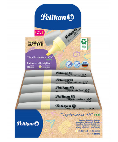 TEXTMARKER 490 VERDHË PASTEL PELIKAN