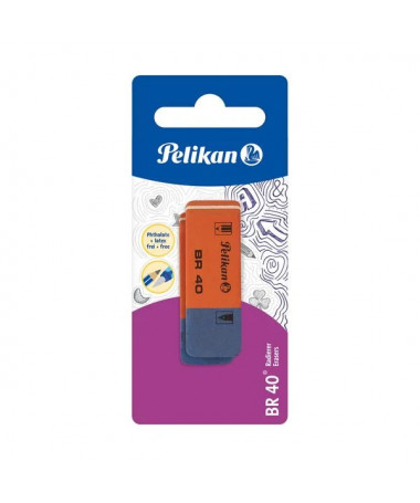 GOMË BR40, 2 copë, BLISTER - PELIKAN