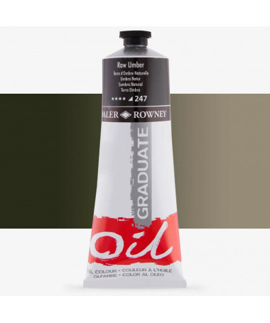 NGJYRA VAJI GRADUATE 200ML RAW UMBER 247 DALER ROWNEY