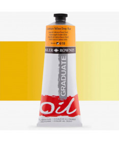 NGJYRA VAJI GRADUATE 200ML CADMIUM YELLOW DEEP HUE 618 DALER ROWNEY